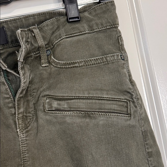 Vince Olive Green Tencel Blend Stretch Mid Rise Skinny Jeans Size 29 - Picture 2 of 9